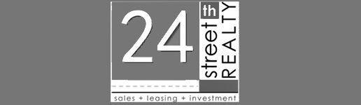 24th street real24th street realty, austin texas logo in gray and white grayscale 516 by 150ty logo in gray and white grayscale 516 by 150