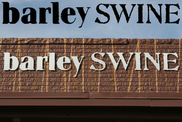 Barley Swine - Exterior Sign Design photo